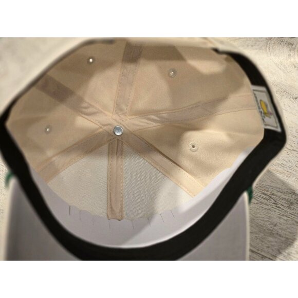 Masters Golf Tournament Crows Nest Hat 2025  NWT Beige W/ Green Rope Augusta Nat - Picture 7 of 7